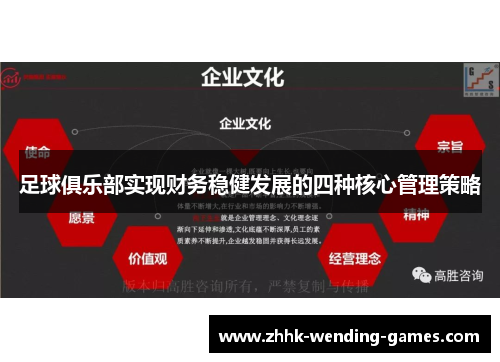 足球俱乐部实现财务稳健发展的四种核心管理策略